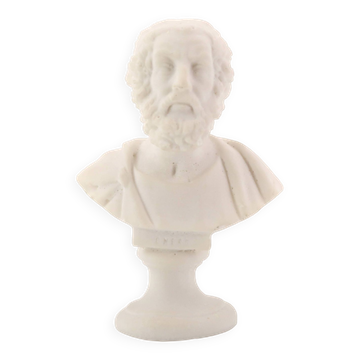 Bust of Homer in marble powder, 1960s
