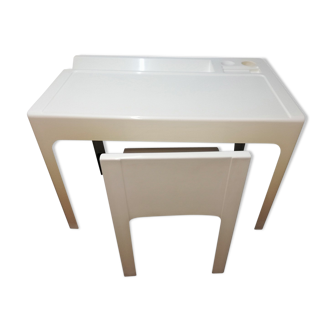 Chaise et bureau Ozoo par Marc Berthier edition années 60