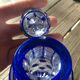 Baccarat crystal bottle model diamonds stoned blue