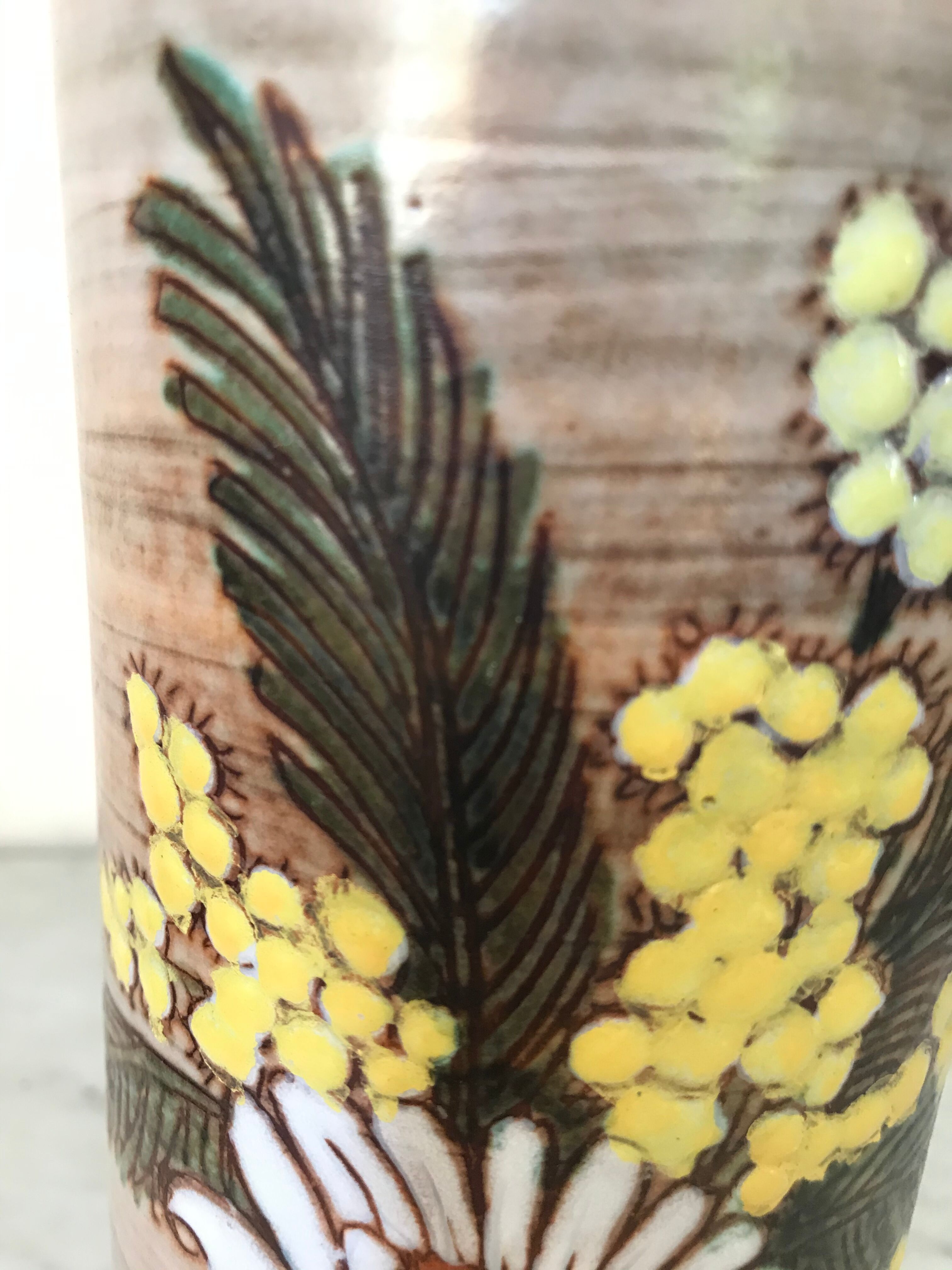 Vase with mimosa Fonck - Matéo