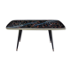 Table basse en verre années 50/60