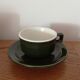 Lot de 5 tasses bistrot vertes