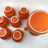 Ceramic bowl/pitcher set • Georges Lanteri for ARP • Circa 70
