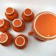 Ceramic bowl/pitcher set • Georges Lanteri for A.R.P. • Circa 70s