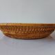 Woven rattan fruit basket