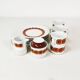 Space age coffee and tea set, Schirnding, Germany, 1970s.