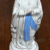 Statue porcelaine Vierge Marie Lourdes