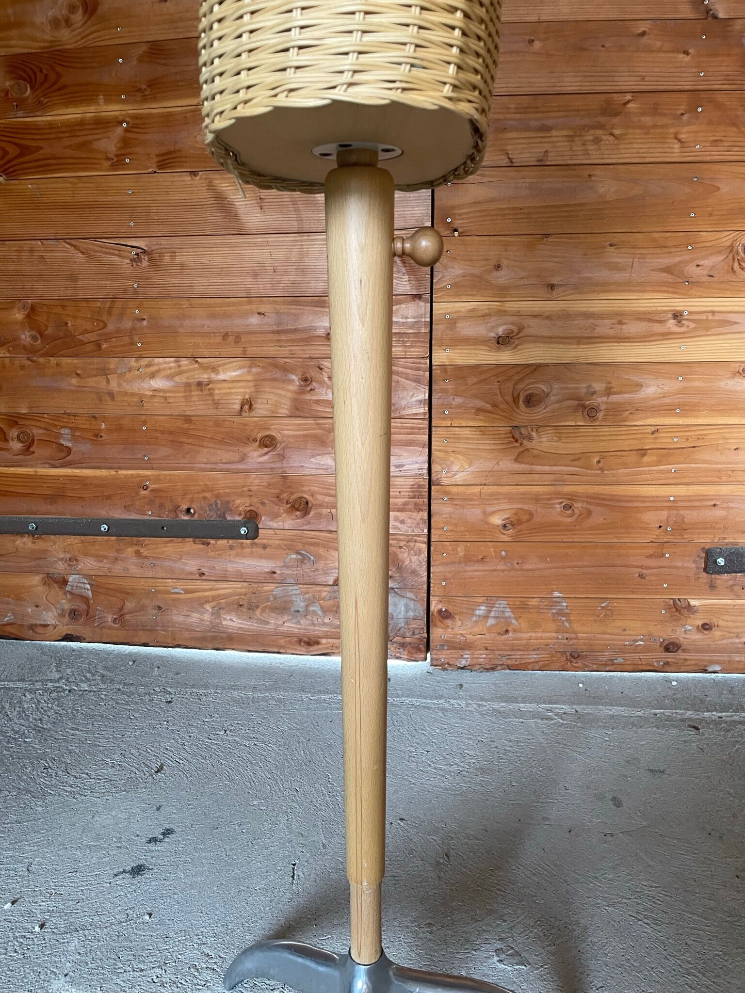 Vintage rattan mannequin