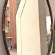 Antique mirror with twisted brass frame from the 60s 70s.