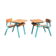 Lot of two school desk