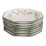 8 "Johnson Brothers" English porcelain saucers or coasters