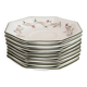 8 "Johnson Brothers" English porcelain saucers or coasters