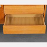 Vintage oak storage by Jiri Jiroutek, model U-458, 1960s