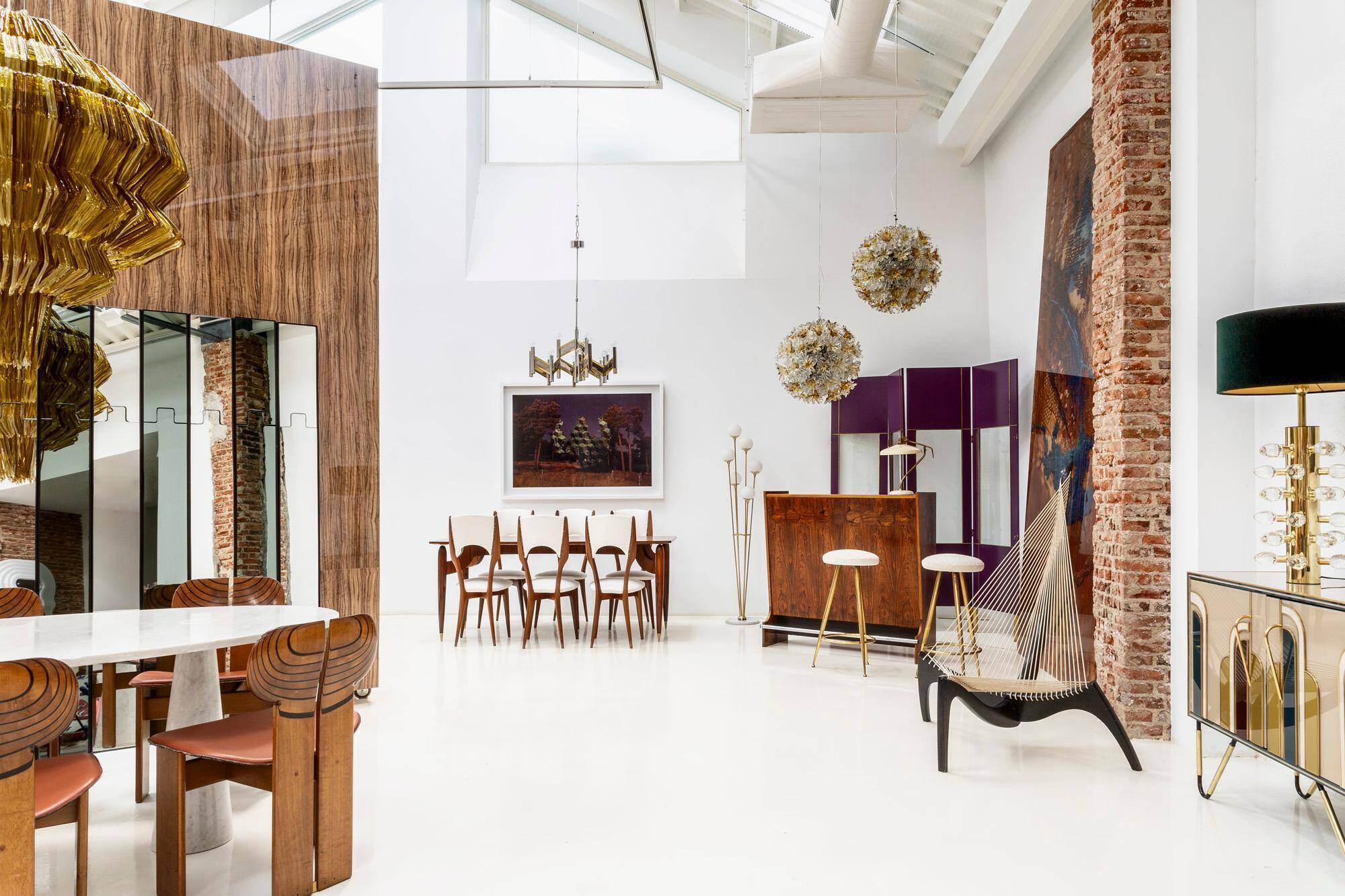 Mid-Century Modern Toni Zuccheri Edited by Venini Murano Glass Italian Lamp