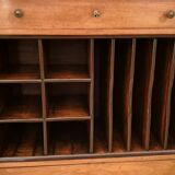 Meuble de métier écritoire en noyer XIXème