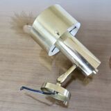 Jo Hammerborg wall lamp in brass, Denmark, 1970s.