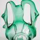 "Scarf" Vase Artisan Large Vintage Mid-Century Glass Vase