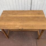 Farmhouse table 1 oak drawer