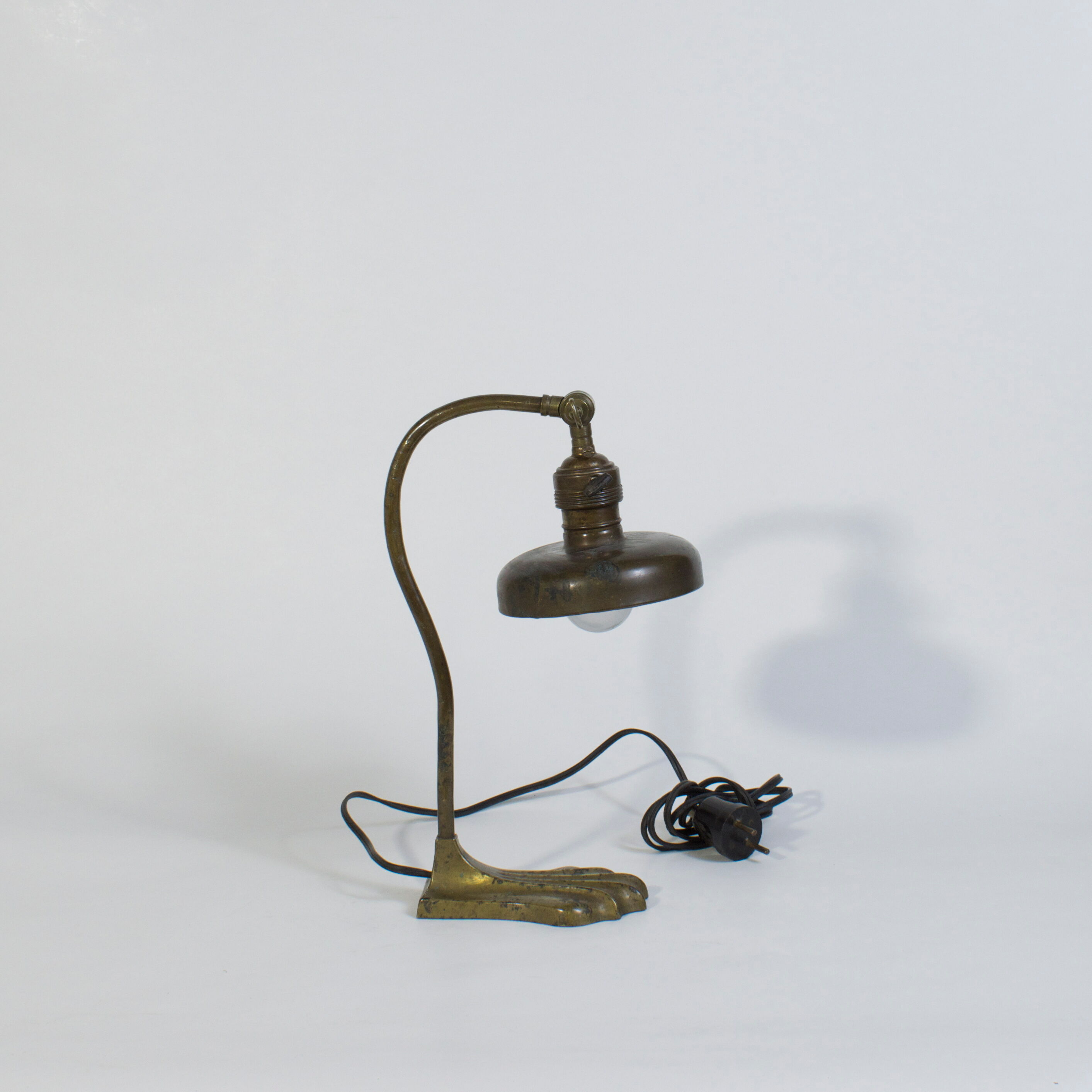 Art Nouveau bronze lamp
