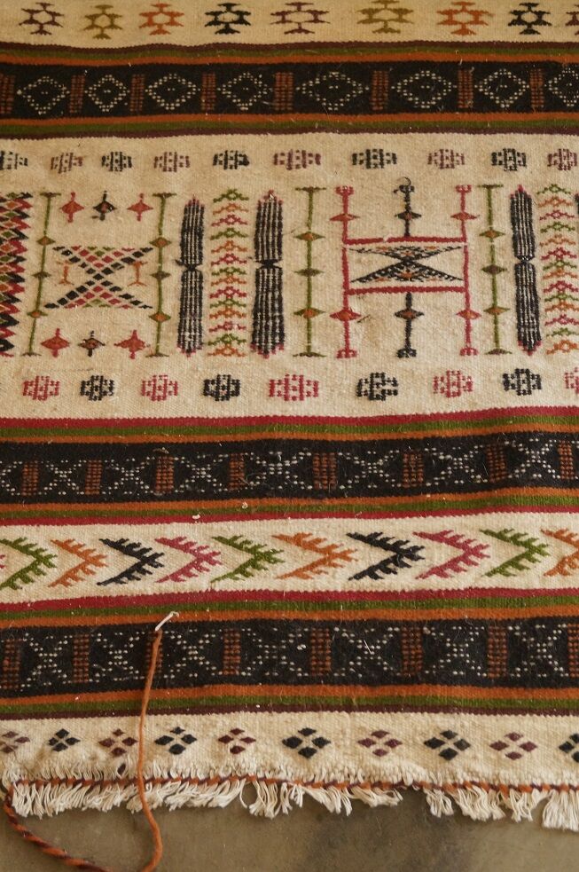 Vintage 1960 berber carpet