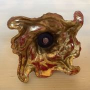 Bougeoir baroque en laiton