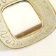 Beautiful small Art Deco ceramic mirror by Gmundner Keramik Austria, 1920
