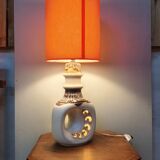 Fat Lav perforated ceramic lamp - vintage 1970