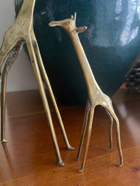 Brass girafes
