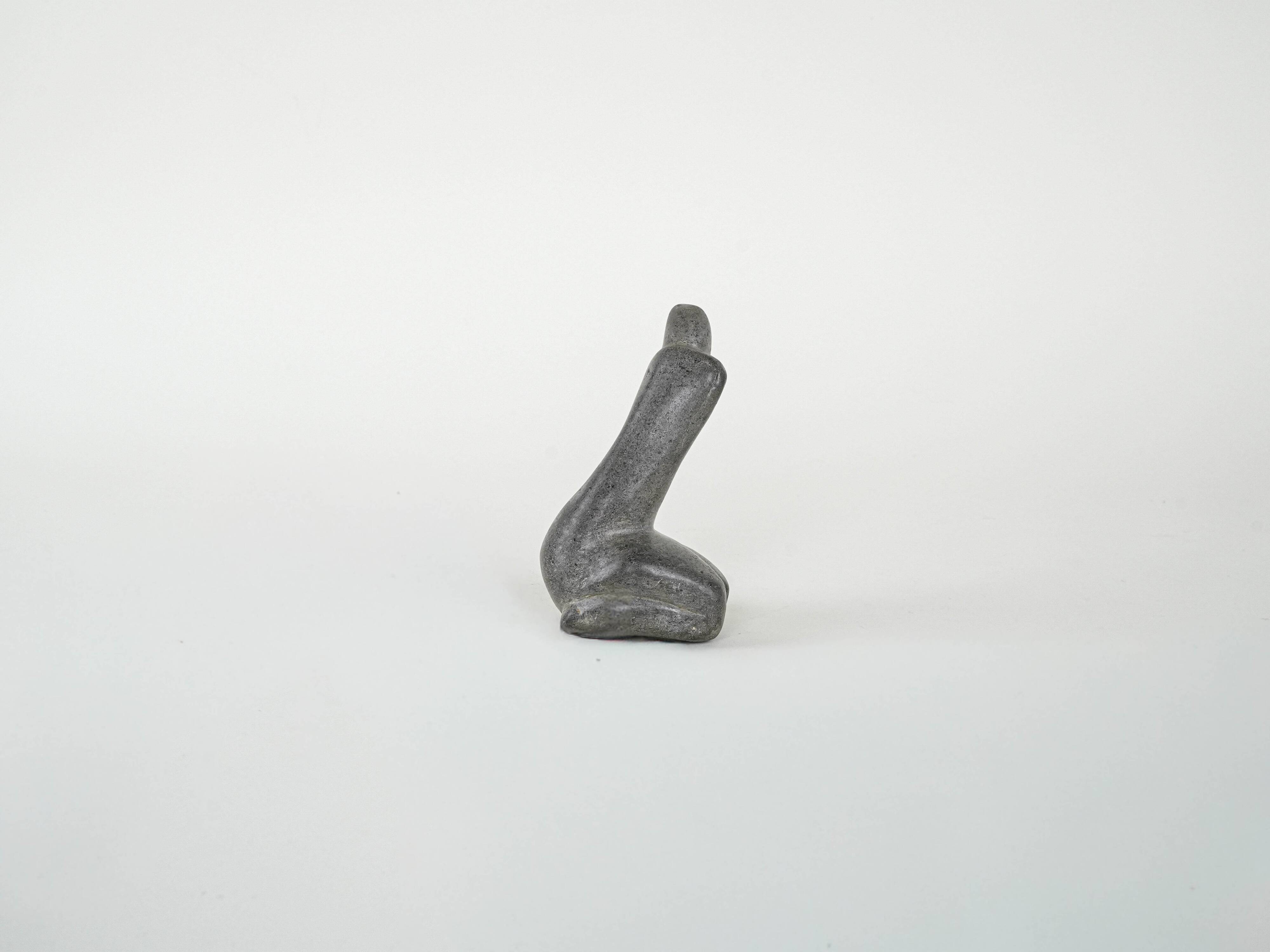 Stone sculpture of a female nude, Italian design, 1960s, made in Italy
