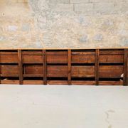 Large Antique Craft Furniture 300 cm Grocery Buffet Vintage 1920
