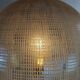 Italian floor lamp glass and brass