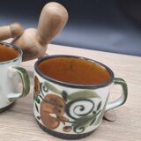 Set of 4 Argenteuil Boch cups 1966