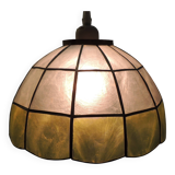 Mother-of-pearl pendant light / chandelier / vintage
