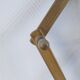 Vintage pine accordion coat rack