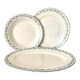 Set of ironstone dishes Salins France Régamier
