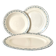 Set of ironstone dishes Salins France Régamier