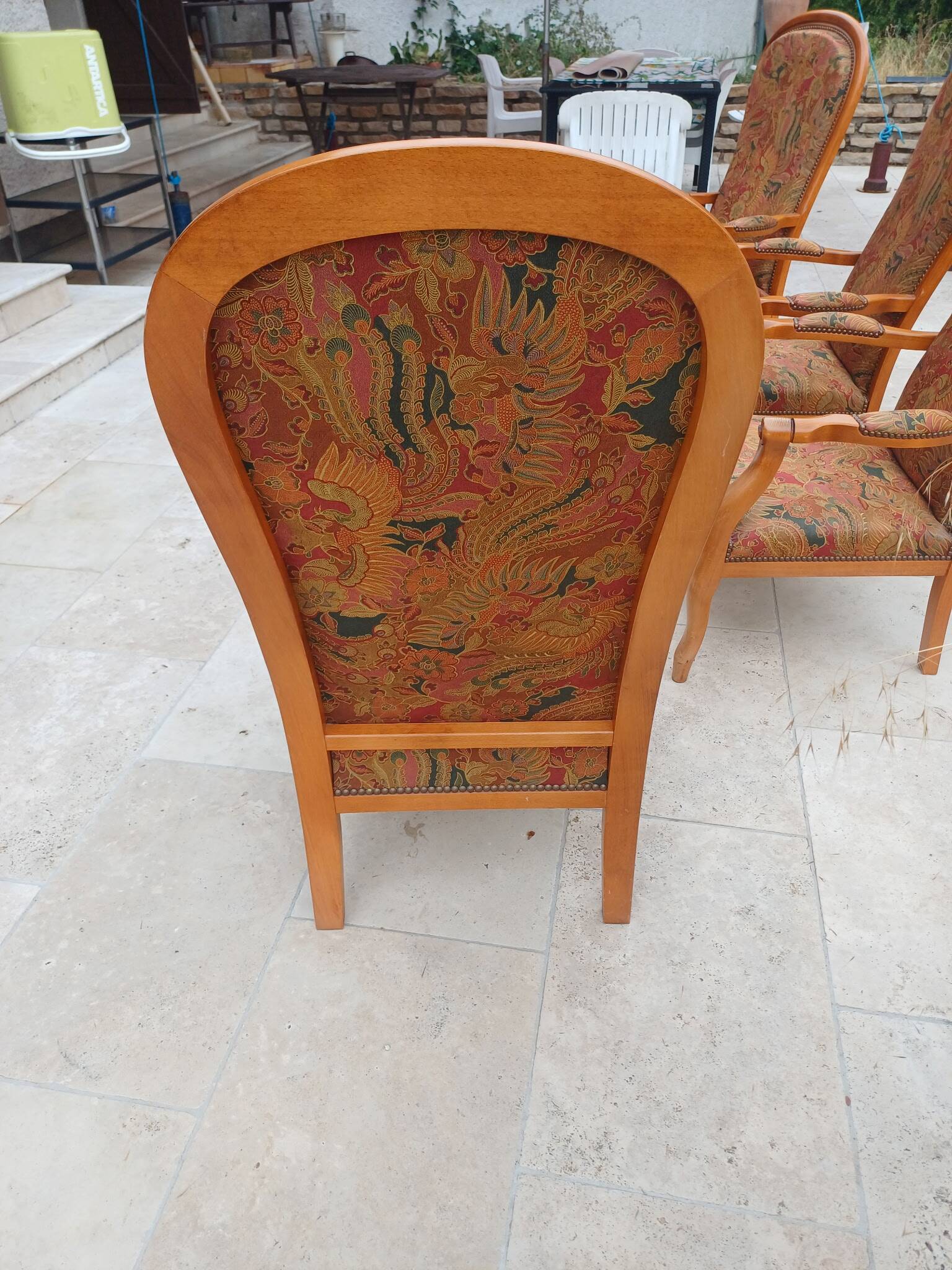 Set of 4 Voltaire armchairs