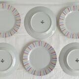 DESSERT PLATES PORCELAIN ELEGANCE PARIS