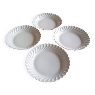 4 Haviland Torse soup plates