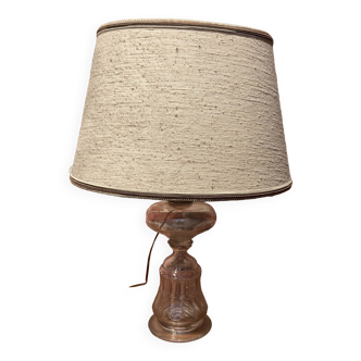 Lamp with glass base