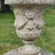 Ancient Medici in reconstituted stone/floral decoration