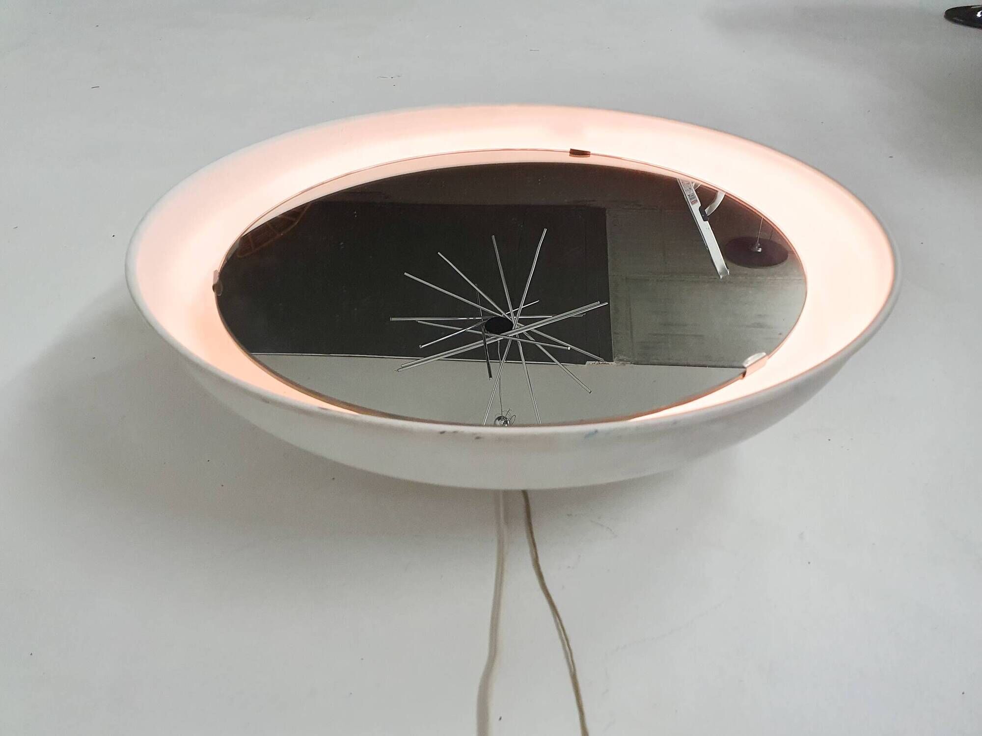 Poul Henningsen for Louis Poulsen mirror with back light, Denmark 1960's