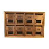 Old craft cabinet letter box oak