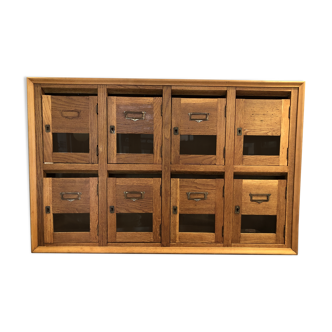 Old craft cabinet letter box oak