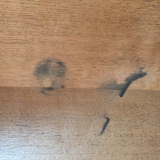 Bleached oak dining table