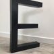 E metal letter