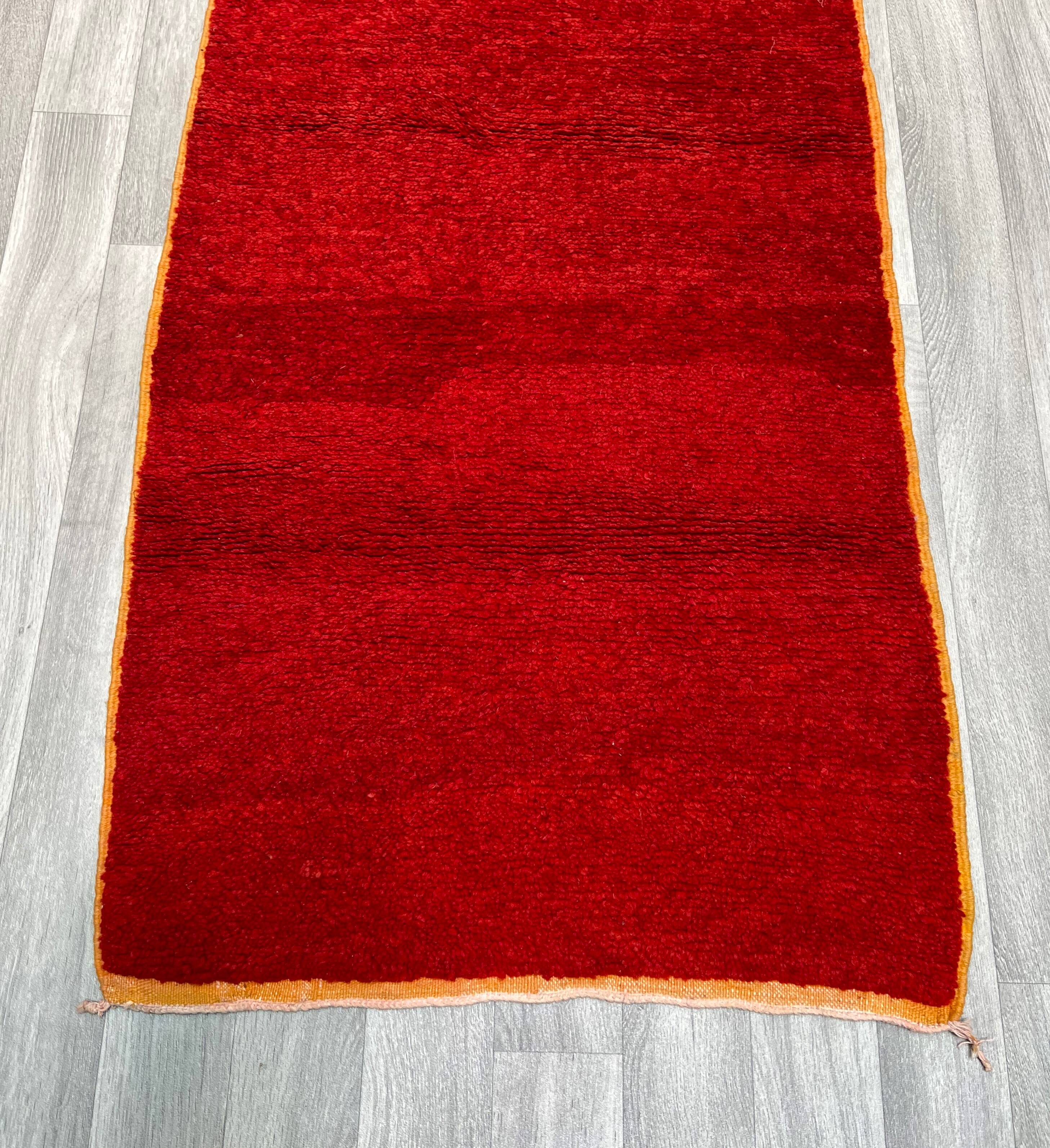Vintage Moroccan runner rug - Moroccan hallway runner rug - Berber runner rug - runner