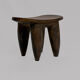 Grand tabouret Senoufo en bois (Burkina Faso)