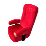 Red velvet cinema chair