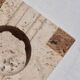 Travertine smoker's set, lighter and ashtray